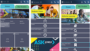 Screenshot of the myWLV app
