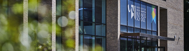 Photo of the Business School building